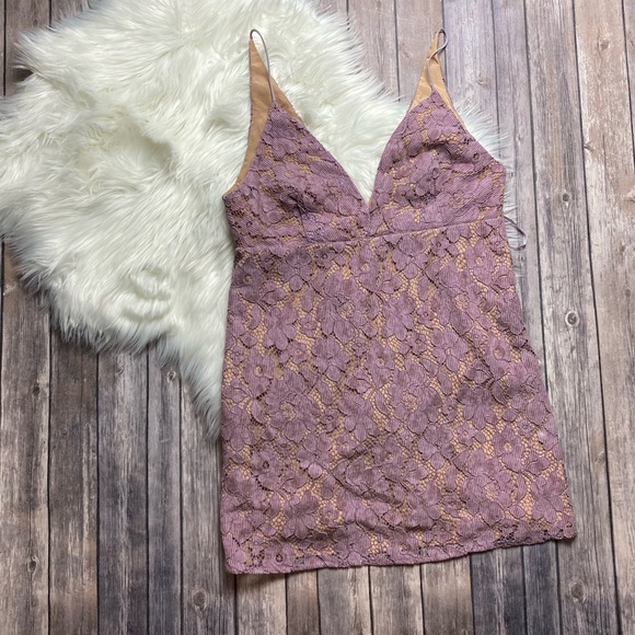 Free People Dangerous Love Lace Mini Dress - Picture 2 of 3